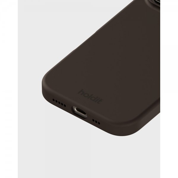 holdit iPhone 16 Pro Max Deksel Silikon Chocolate