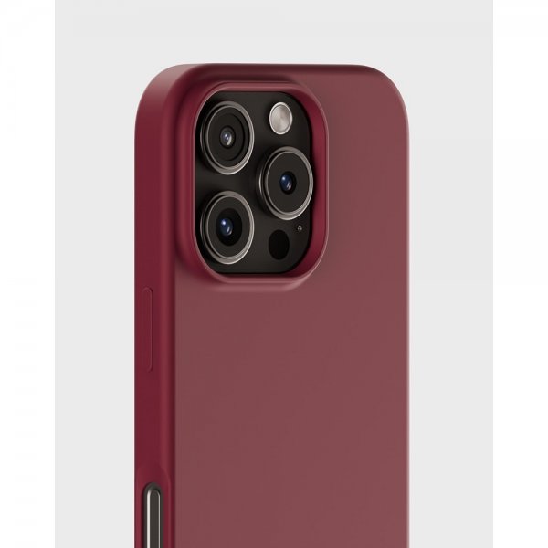 holdit iPhone 16 Pro Max Deksel Silikon Red Velvet