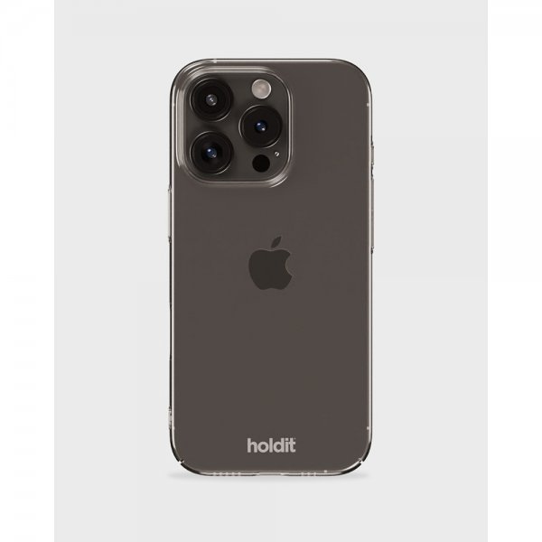 holdit iPhone 16 Pro Max Deksel Slim Case Transparent