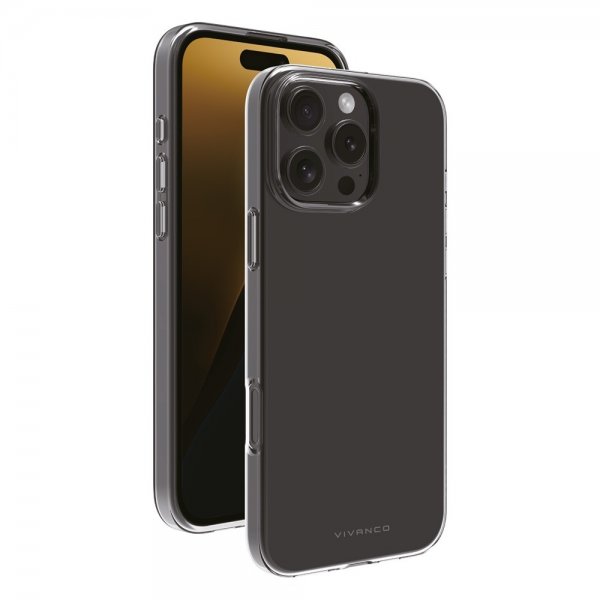 Vivanco iPhone 16 Pro Max Deksel Super Slim Transparent