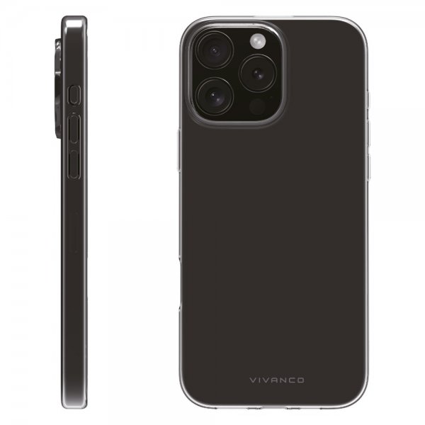 Vivanco iPhone 16 Pro Max Deksel Super Slim Transparent