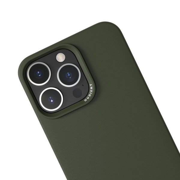 Nudient iPhone 16 Pro Max Deksel Thin Case MagSafe Pine Green