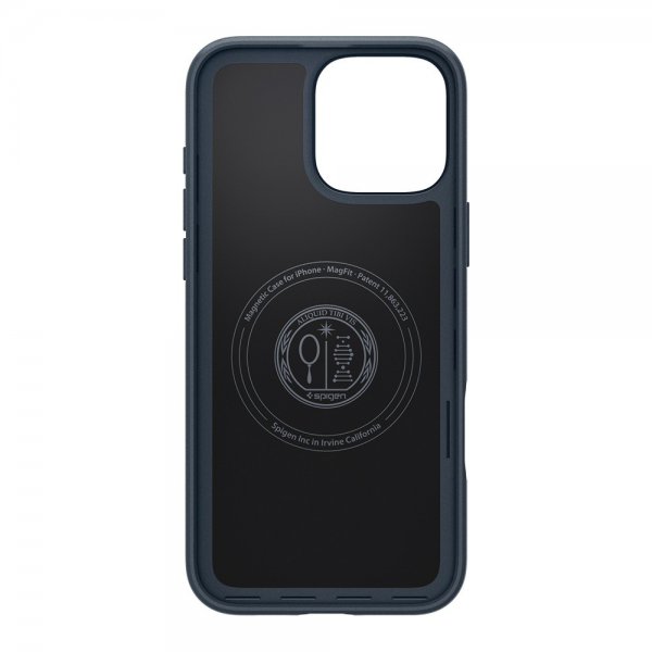 Spigen iPhone 16 Pro Max Deksel Thin Fit MagFit Metal Slate