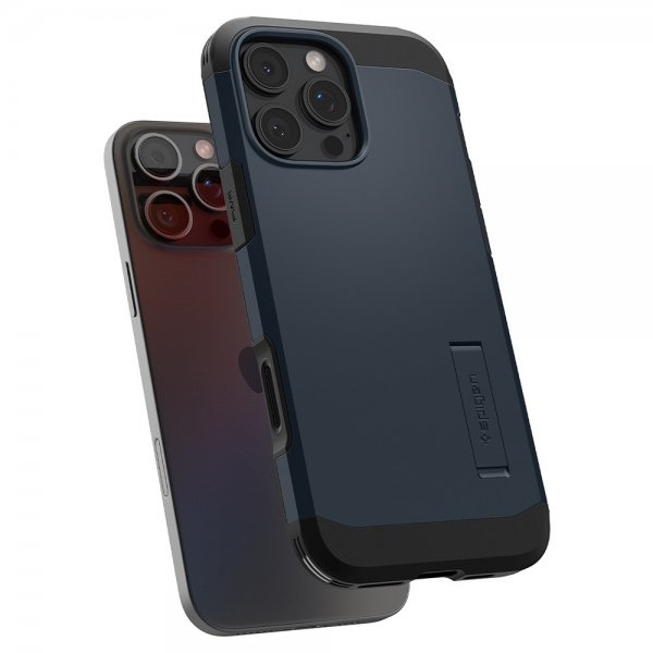 Spigen iPhone 16 Pro Max Deksel Tough Armor T MagFit Metal Slate
