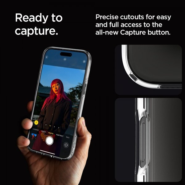 Spigen iPhone 16 Pro Max Deksel Ultra Hybrid Crystal Clear