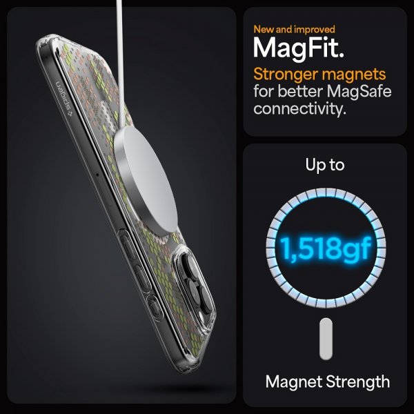 Spigen iPhone 16 Pro Max Deksel Ultra Hybrid MagFit Digital Camo