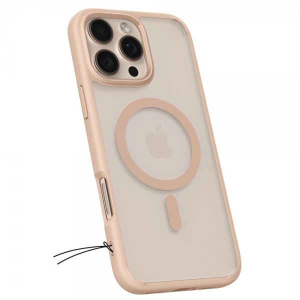 Spigen iPhone 16 Pro Max Deksel Ultra Hybrid MagFit Frost Rose Titanium