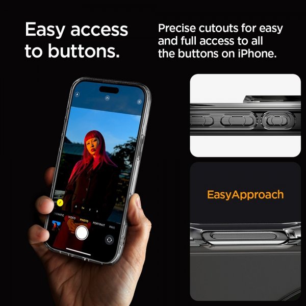Spigen iPhone 16 Pro Max Deksel Ultra Hybrid MagFit Graphite