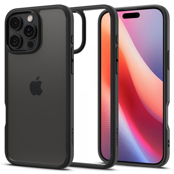 Spigen iPhone 16 Pro Max Deksel Ultra Hybrid Matte Svart