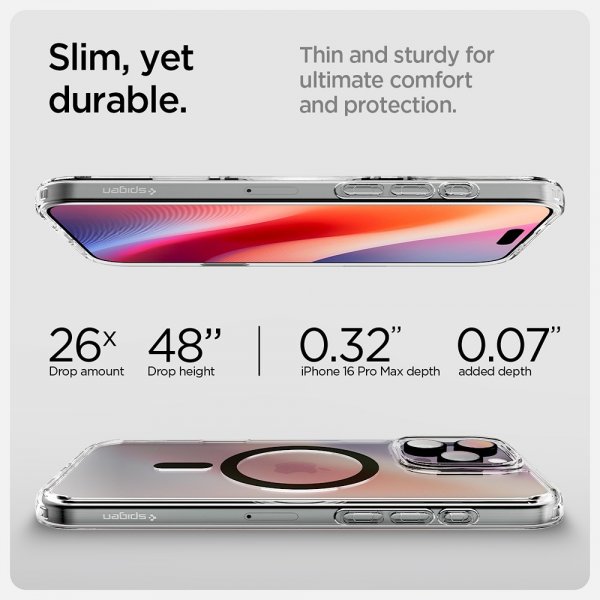 Spigen iPhone 16 Pro Max Deksel Ultra Hybrid T MagFit Graphite