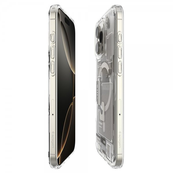 Spigen iPhone 16 Pro Max Deksel Ultra Hybrid Zero One MagFit Natural Titanium