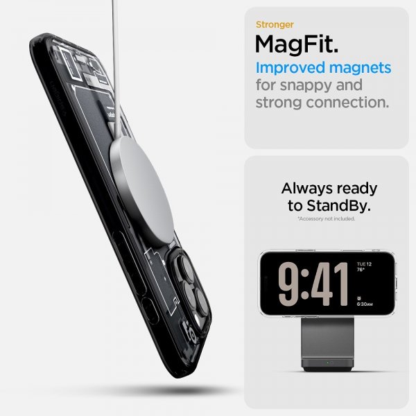 Spigen iPhone 16 Pro Max Deksel Ultra Hybrid Zero One MagFit Svart