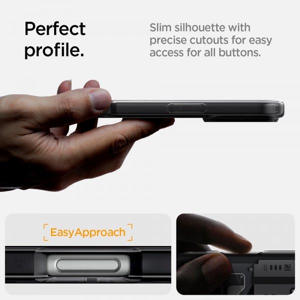 Spigen iPhone 16 Pro Max Deksel Ultra Hybrid Zero One MagFit Svart