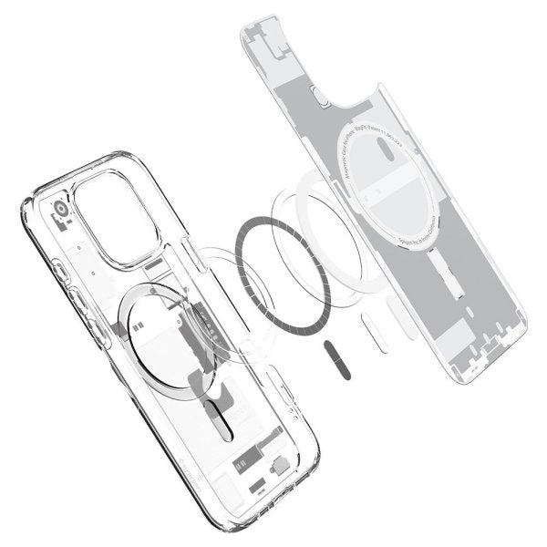 Spigen iPhone 16 Pro Max Deksel Ultra Hybrid Zero One MagFit Hvit