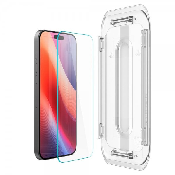 Spigen iPhone 16 Pro Max/iPhone 17 Pro Max Skjermbeskytter GLAS.tR EZ Fit 2-pakning