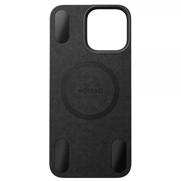 Nomad iPhone 16 Pro Max Skin Magnetic Leather Back Svart