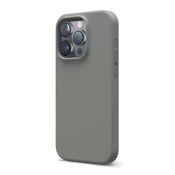 Rvelon iPhone 16 Pro Deksel Silikon MagSafe Grå