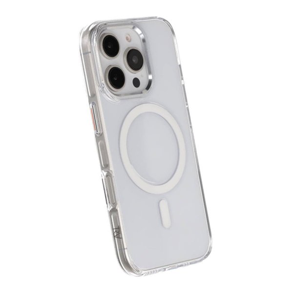 Rvelon iPhone 16 Pro Deksel Kamerastøtfanger MagSafe Transparent