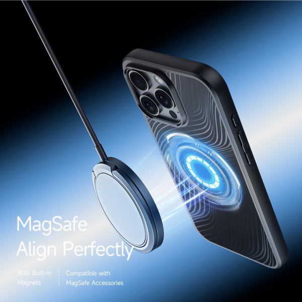 Dux Ducis iPhone 16 Pro Deksel Aimo Series MagSafe Svart