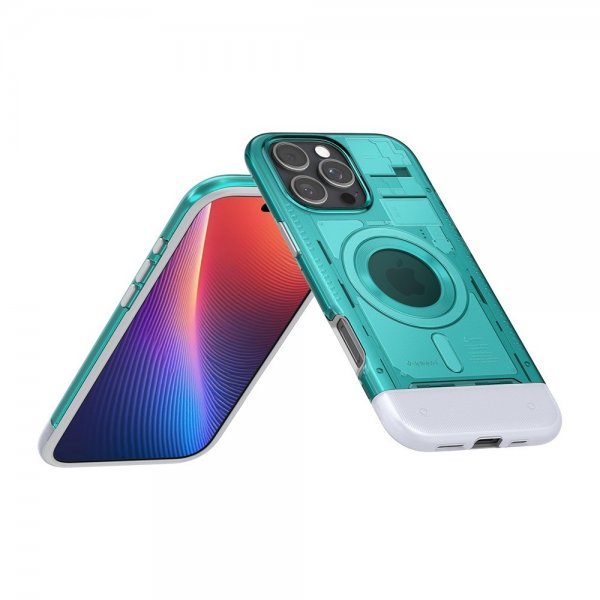 Spigen iPhone 16 Pro Deksel Classic C1 MagFit Bondi Blue