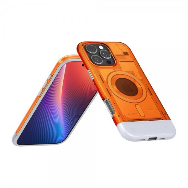 Spigen iPhone 16 Pro Deksel Classic C1 MagFit Tangerine