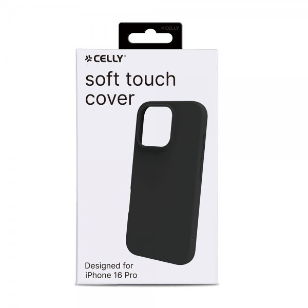 Celly iPhone 16 Pro Deksel CROMO Svart