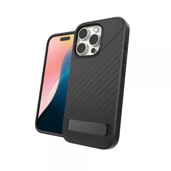 Zagg iPhone 16 Pro Deksel Denali Snap Kickstand Svart