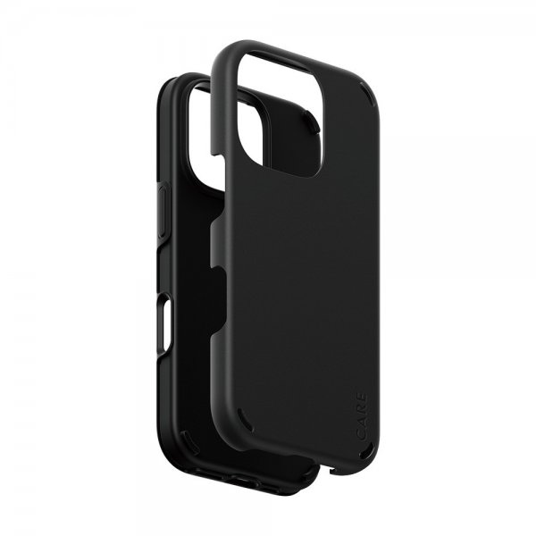 CARE by PanzerGlass iPhone 16 Pro Deksel Double Defence Svart