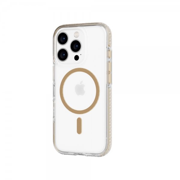Tech21 iPhone 16 Pro Deksel EvoCrystal MagSafe Gull