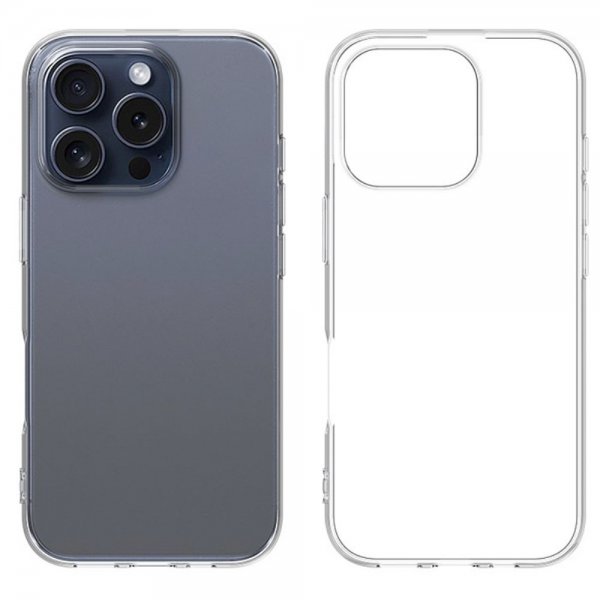 Nordic Covers iPhone 16 Pro Deksel Feather Series Transparent