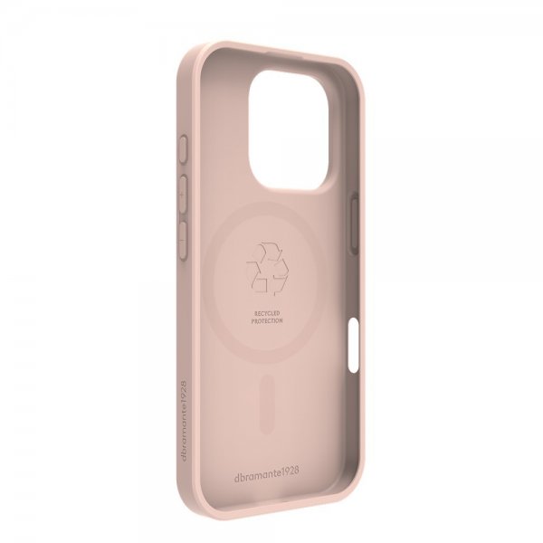 dbramante1928 iPhone 16 Pro Deksel Greenland Pro MagSafe Pink Sand
