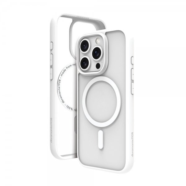 dbramante1928 iPhone 16 Pro Deksel Grenen MagSafe Hvit