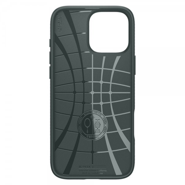 Spigen iPhone 16 Pro Deksel Liquid Air Abyss Green