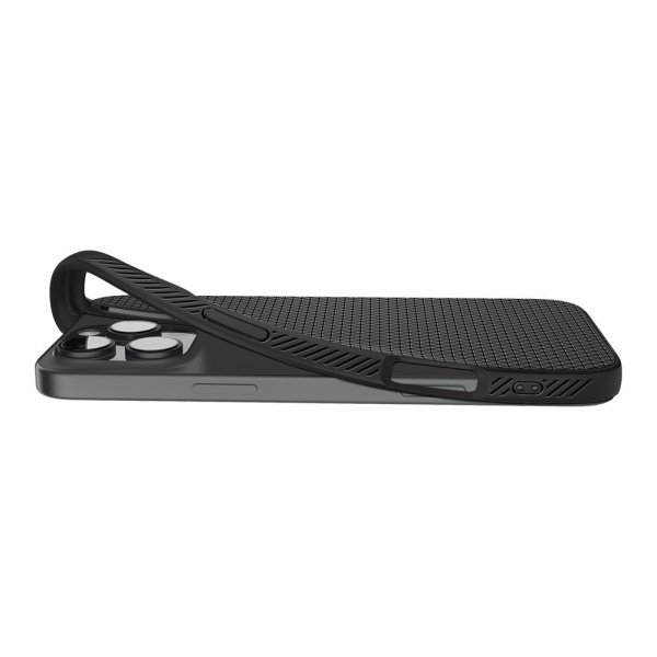 Spigen iPhone 16 Pro Deksel Liquid Air Matte Black