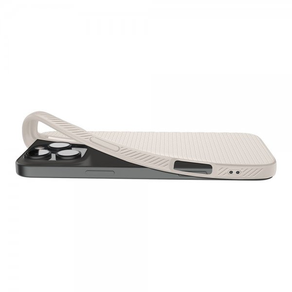 Spigen iPhone 16 Pro Deksel Liquid Air Natural Titanium
