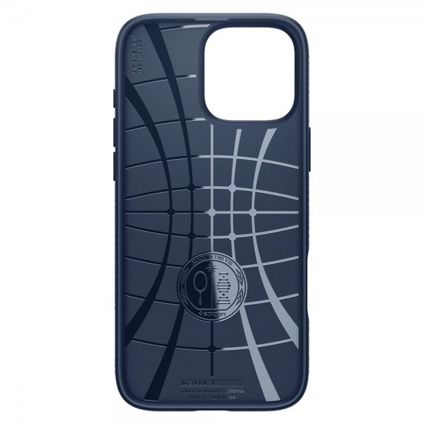 Spigen iPhone 16 Pro Deksel Liquid Air Navy Blue