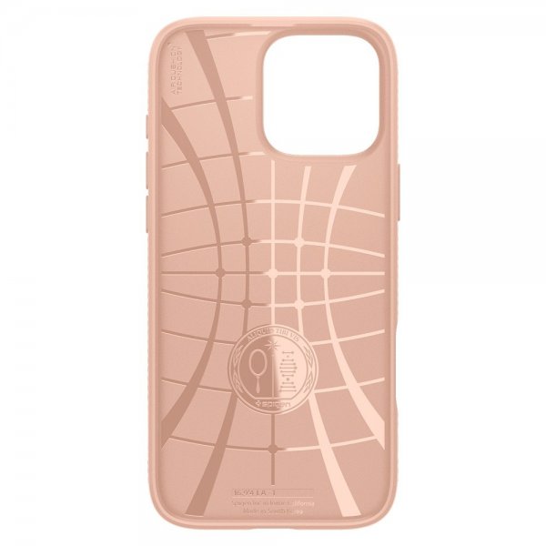 Spigen iPhone 16 Pro Deksel Liquid Air Rose Titanium