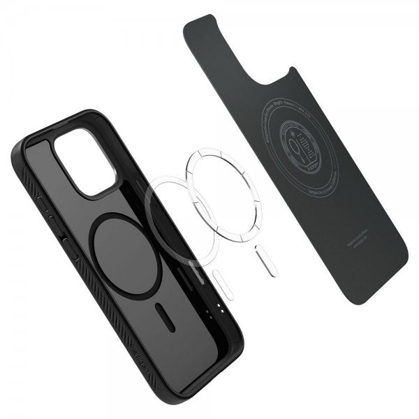 Spigen iPhone 16 Pro Deksel Liquid Air T MagFit Matte Black