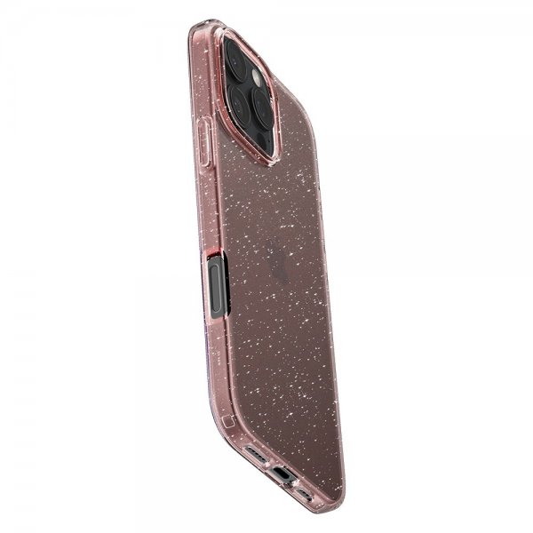 Spigen iPhone 16 Pro Deksel Liquid Crystal Glitter Rose Quartz