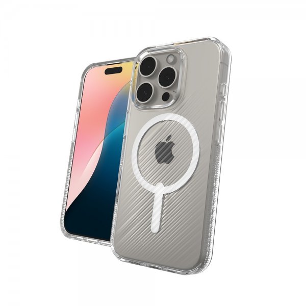 Zagg iPhone 16 Pro Deksel Luxe Snap Transparent