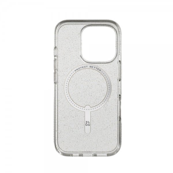 Zagg iPhone 16 Pro Deksel Milan Snap Gold Glitter