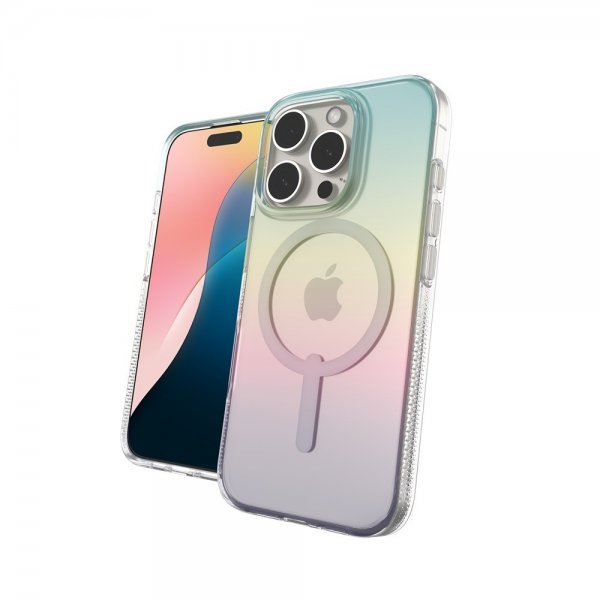 Zagg iPhone 16 Pro Deksel Milan Snap Iridescent