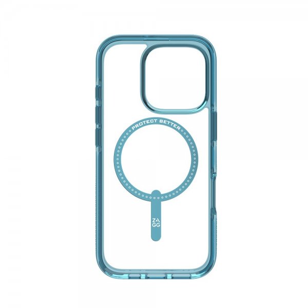 Zagg iPhone 16 Pro Deksel Santa Cruz Snap Retro Blue