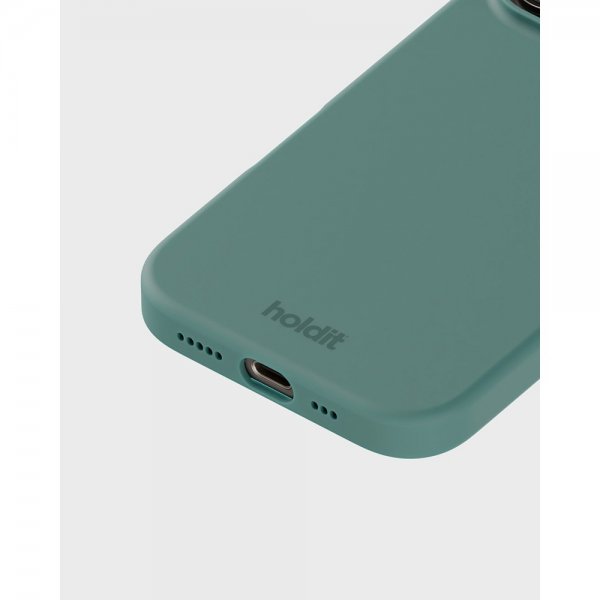holdit iPhone 16 Pro Deksel Silikon Moss Green