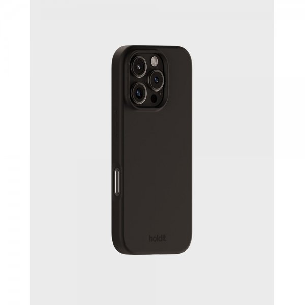 holdit iPhone 16 Pro Deksel Silikon Svart