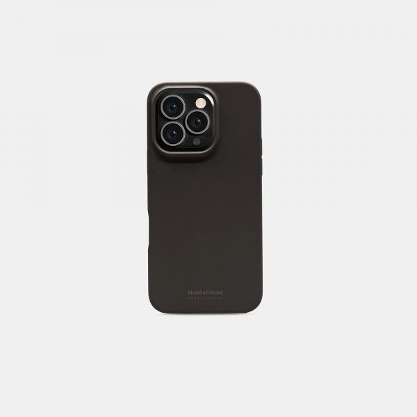 MobileFriend iPhone 16 Pro Deksel Silikon Svart