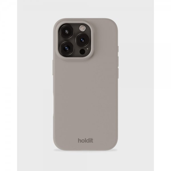 holdit iPhone 16 Pro Deksel Silikon Taupe