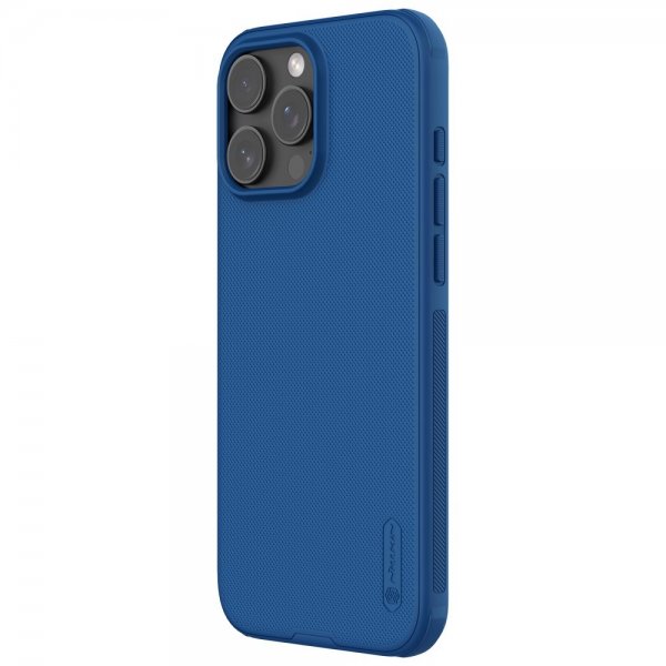 Nillkin iPhone 16 Pro Deksel Super Frosted Shield Pro MagSafe Blå