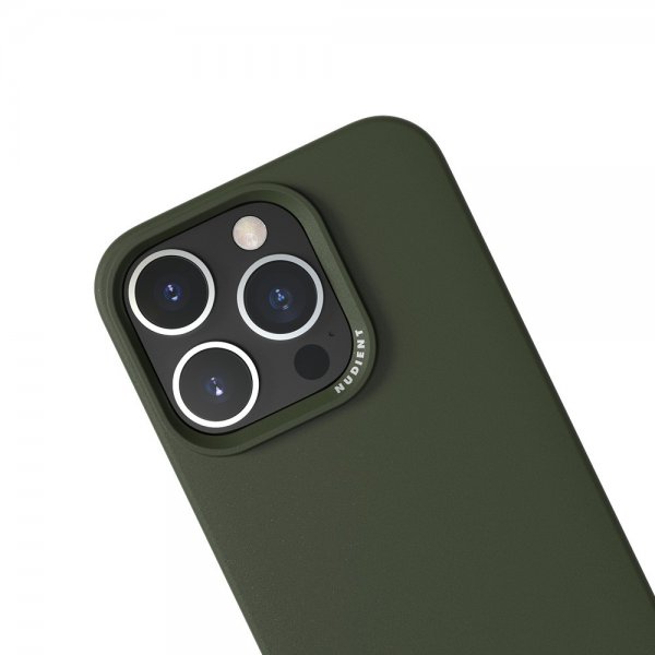 Nudient iPhone 16 Pro Deksel Thin Case MagSafe Pine Green