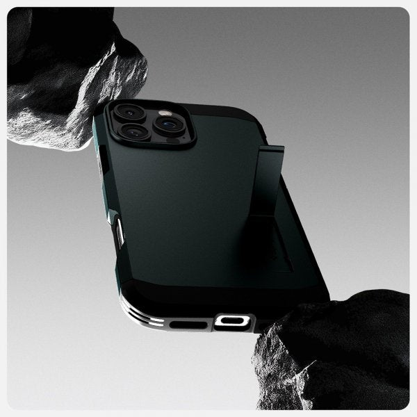 Spigen iPhone 16 Pro Deksel Tough Armor MagFit Abyss Green